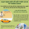 3 quy định mới về giấy phép lái xe từ tháng 1/2025