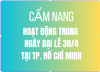 Cẩm nang hoạt động trong ngày đại lễ 30/4 tại thành phố Hồ Chí Minh