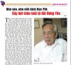 Nhà văn, nhà viết kịch Học Phi: Cây bút trăm tuổi từ đất Hưng Yên