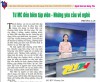 Từ MC đến biên tập viên - Những yêu cầu về nghề