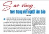Sao vàng trên trang viết người làm báo