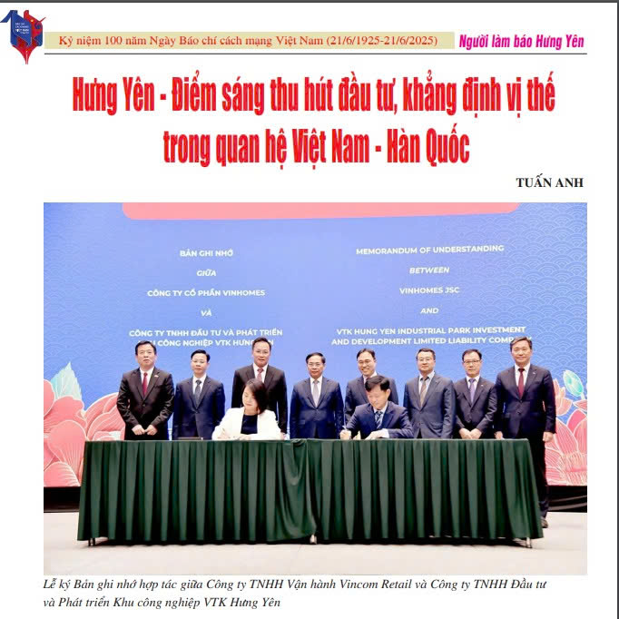 Hưng Yên - Điểm sáng thu hút đầu tư, khẳng định vị thế trong quan hệ Việt Nam - Hàn Quốc