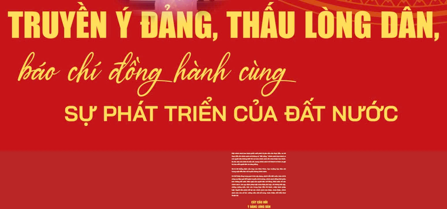 Lan tỏa chủ trương, lắng nghe dân ý: Sứ mệnh của báo chí địa phương