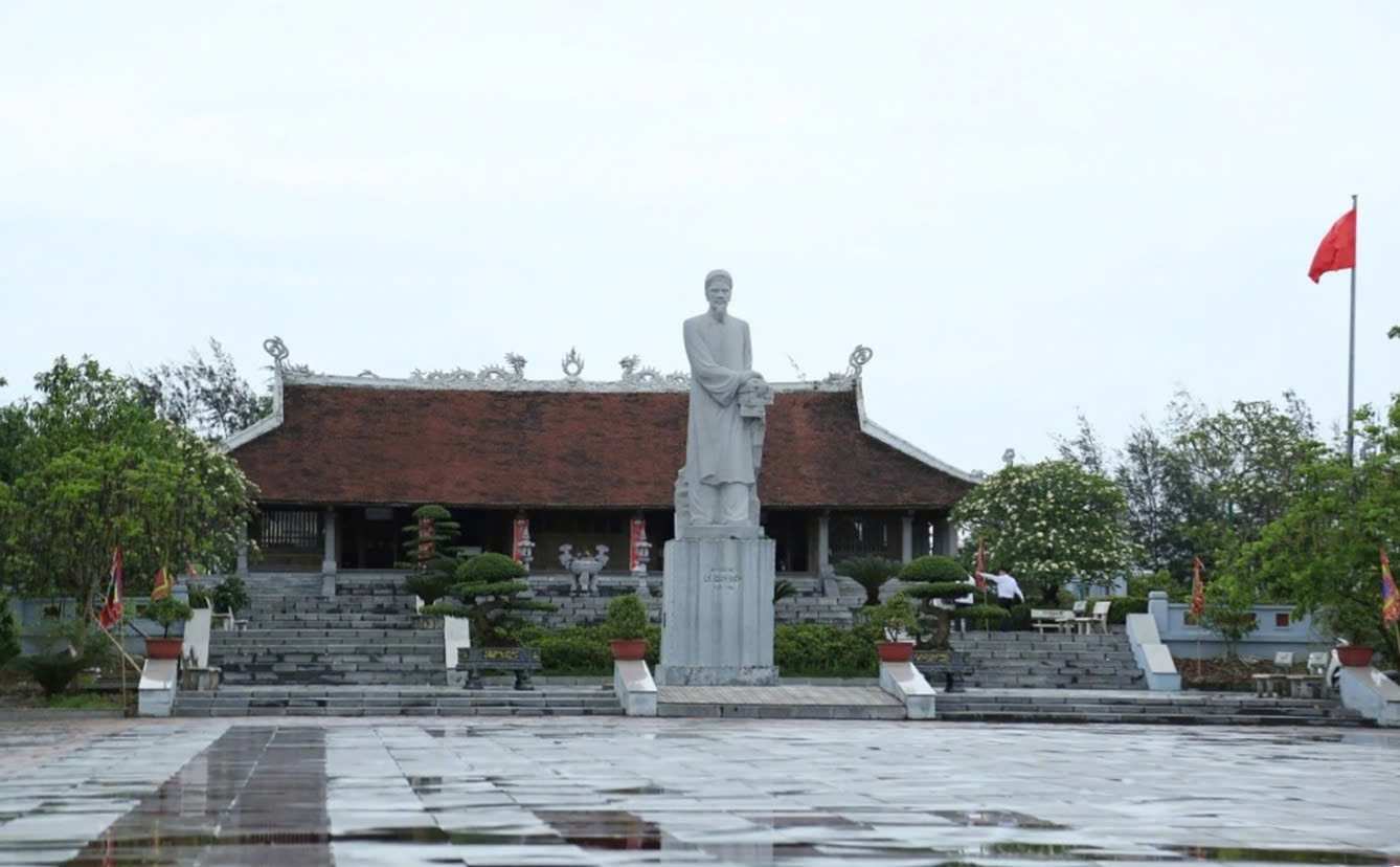 khu luu niem nha bac hoc le quy dhon o xa le quy don tinh hung yen