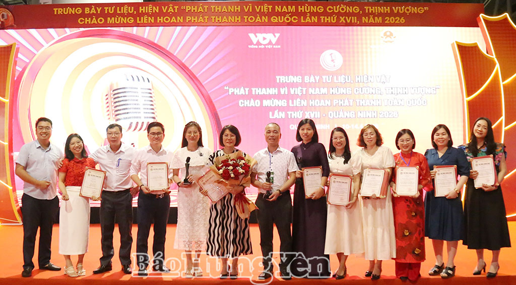 bao va phat thanh truyen hinh hung yen nhan 5 giai tai lien hoan phat thanh toan quoc lan thu xvii quang ninh 2026